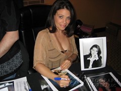 signing photo