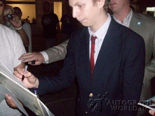 Michael Cera autograph