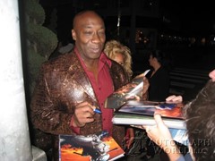 signing photo