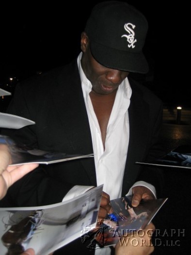 Michael Clarke Duncan autograph