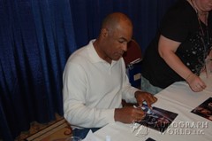 signing photo
