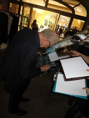 signing photo