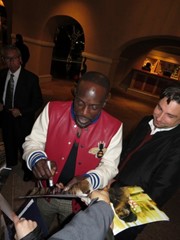 signing photo