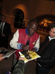 signing photo