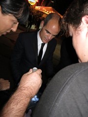 signing photo