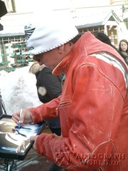 signing photo
