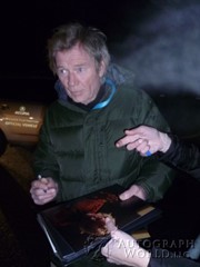 signing photo