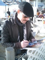 signing photo