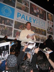 signing photo