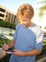 signing photo