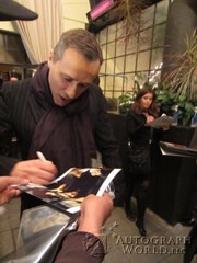 signing photo