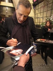 signing photo
