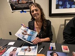 signing photo