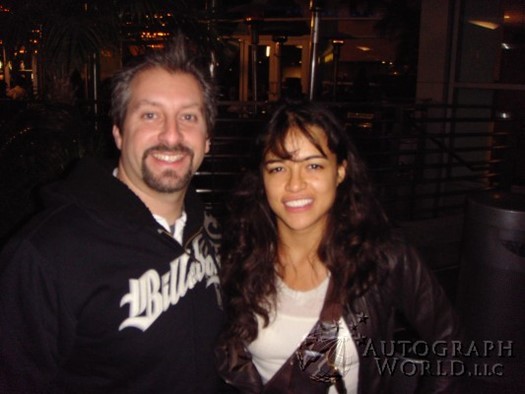 Michelle Rodriguez autograph