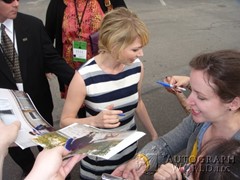signing photo