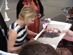 signing photo