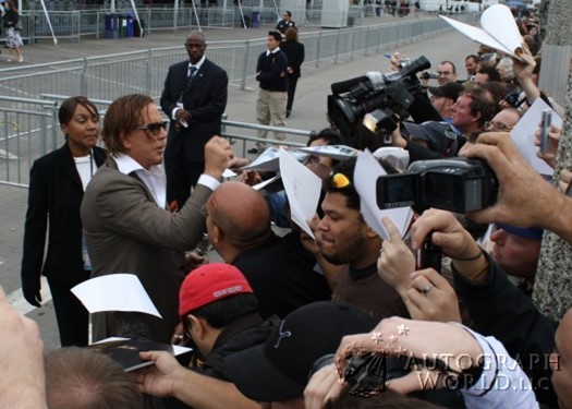 Mickey Rourke autograph