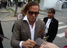 Mickey Rourke signing proof