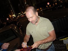 signing photo