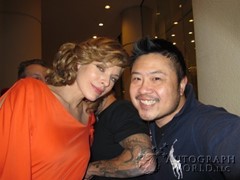 signing photo