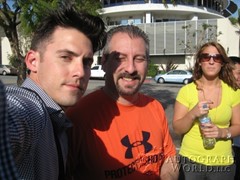 signing photo