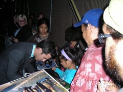 signing photo