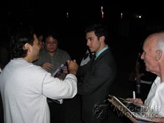 signing photo