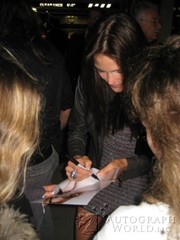signing photo