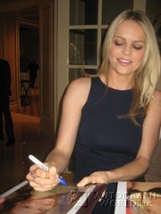 signing photo