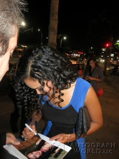 Mishael Morgan autograph