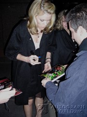 signing photo