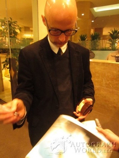 Moby autograph