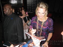 signing photo