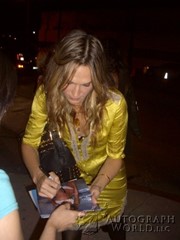 signing photo