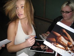 signing photo