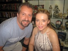 signing photo