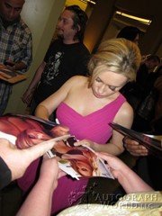 signing photo
