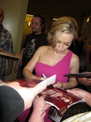 signing photo