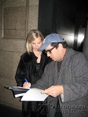 signing photo