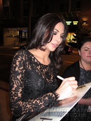 signing photo
