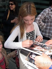 signing photo