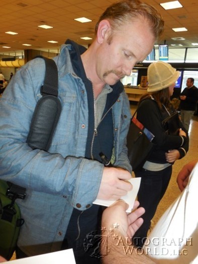 Morgan Spurlock autograph