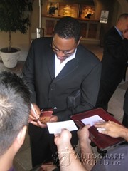 signing photo