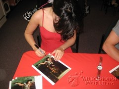 signing photo