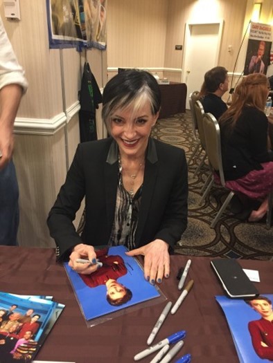 Nana Visitor autograph