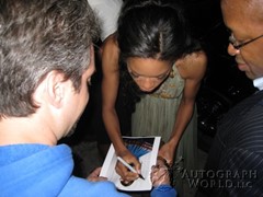 signing photo