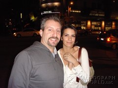 signing photo