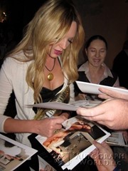 signing photo