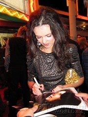 signing photo
