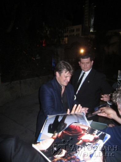 Nathan Fillion autograph